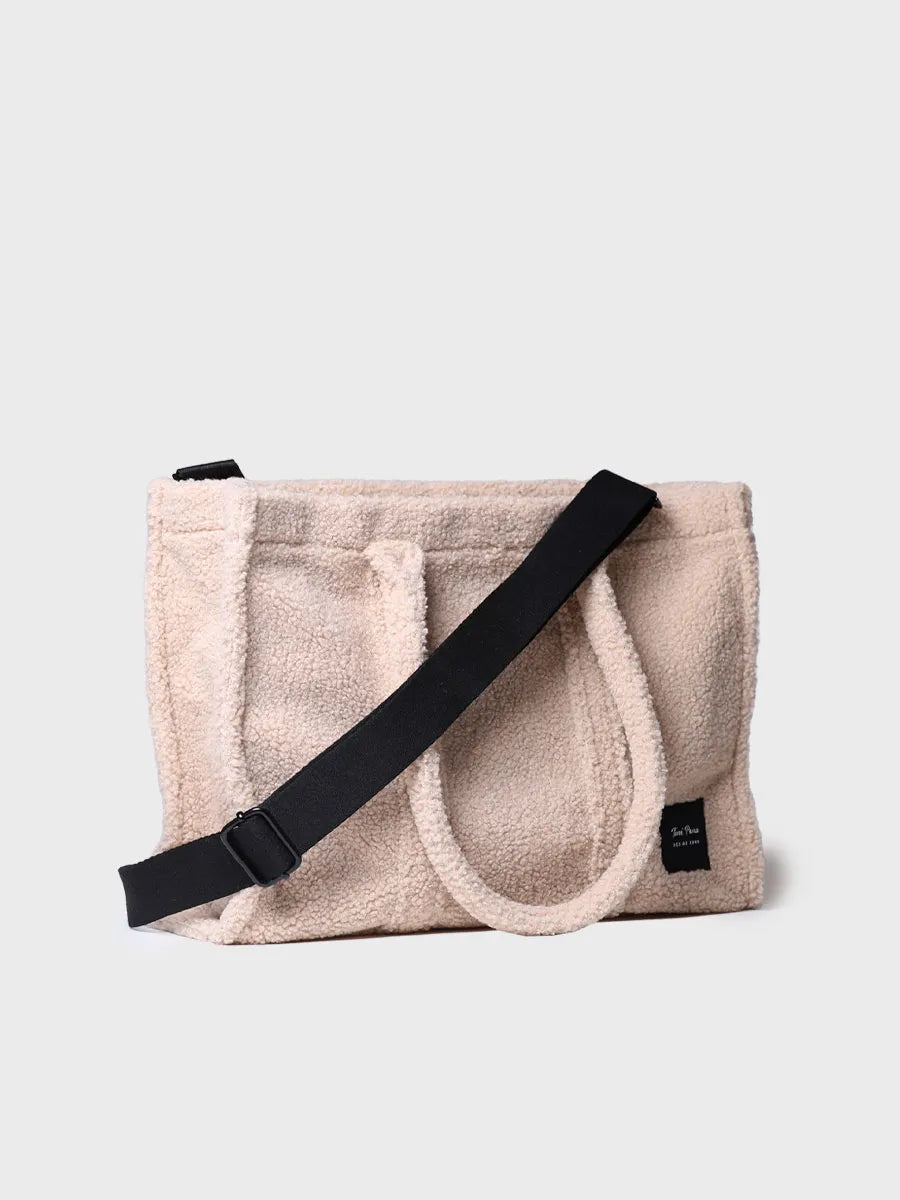 Complementos - Bolso shopper de mujer tipo borrego | GWEN - Toni Pons
