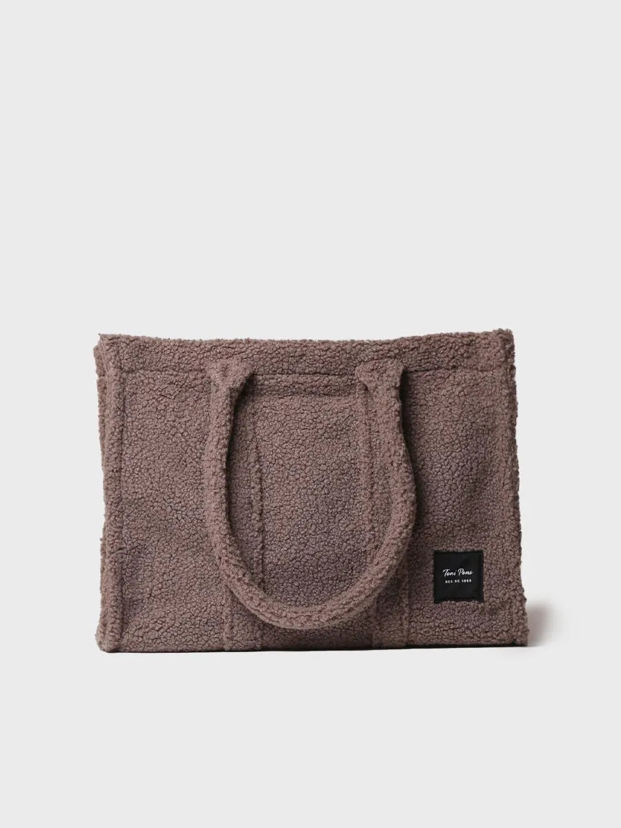 Complementos - Bolso shopper de mujer tipo borrego | GWEN - Toni Pons
