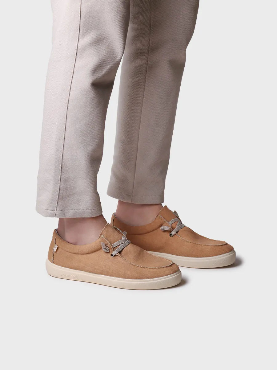 zapatillas hombre - Zapato de hombre en algodón con cordones | IAN  - Toni Pons