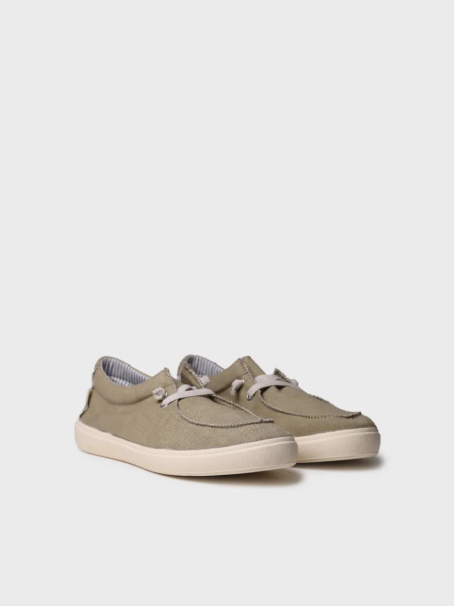 zapatillas hombre - Zapato de hombre en algodón con cordones | IAN  - Toni Pons