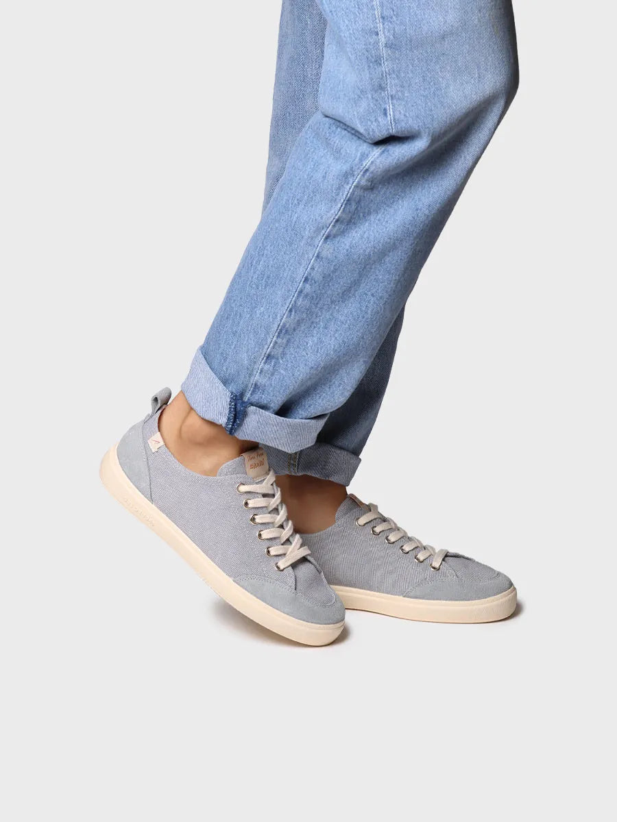 zapatillas mujer - Zapatilla deportiva de mujer en algodón con cordones | IBAR  - Toni Pons