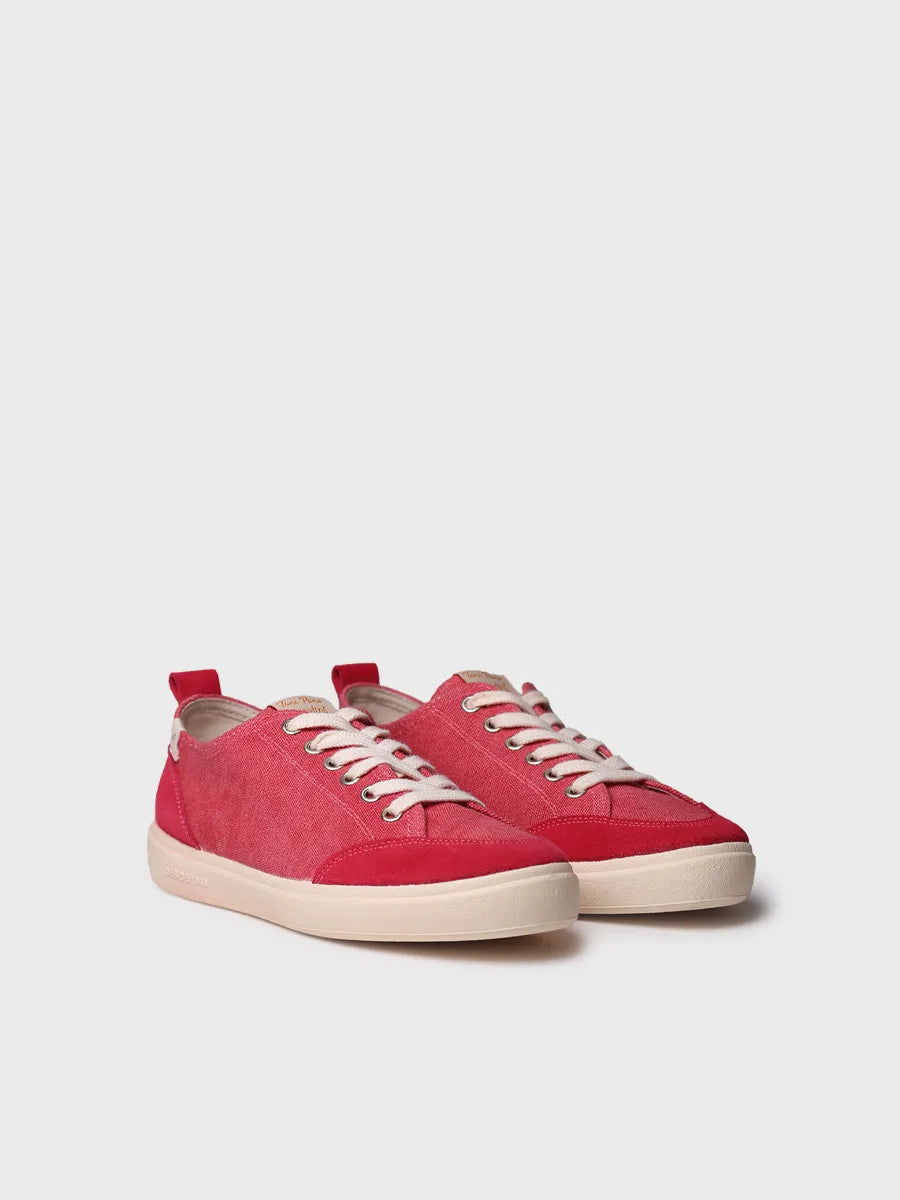 zapatillas mujer - Zapatilla deportiva de mujer en algodón con cordones | IBAR - Toni Pons