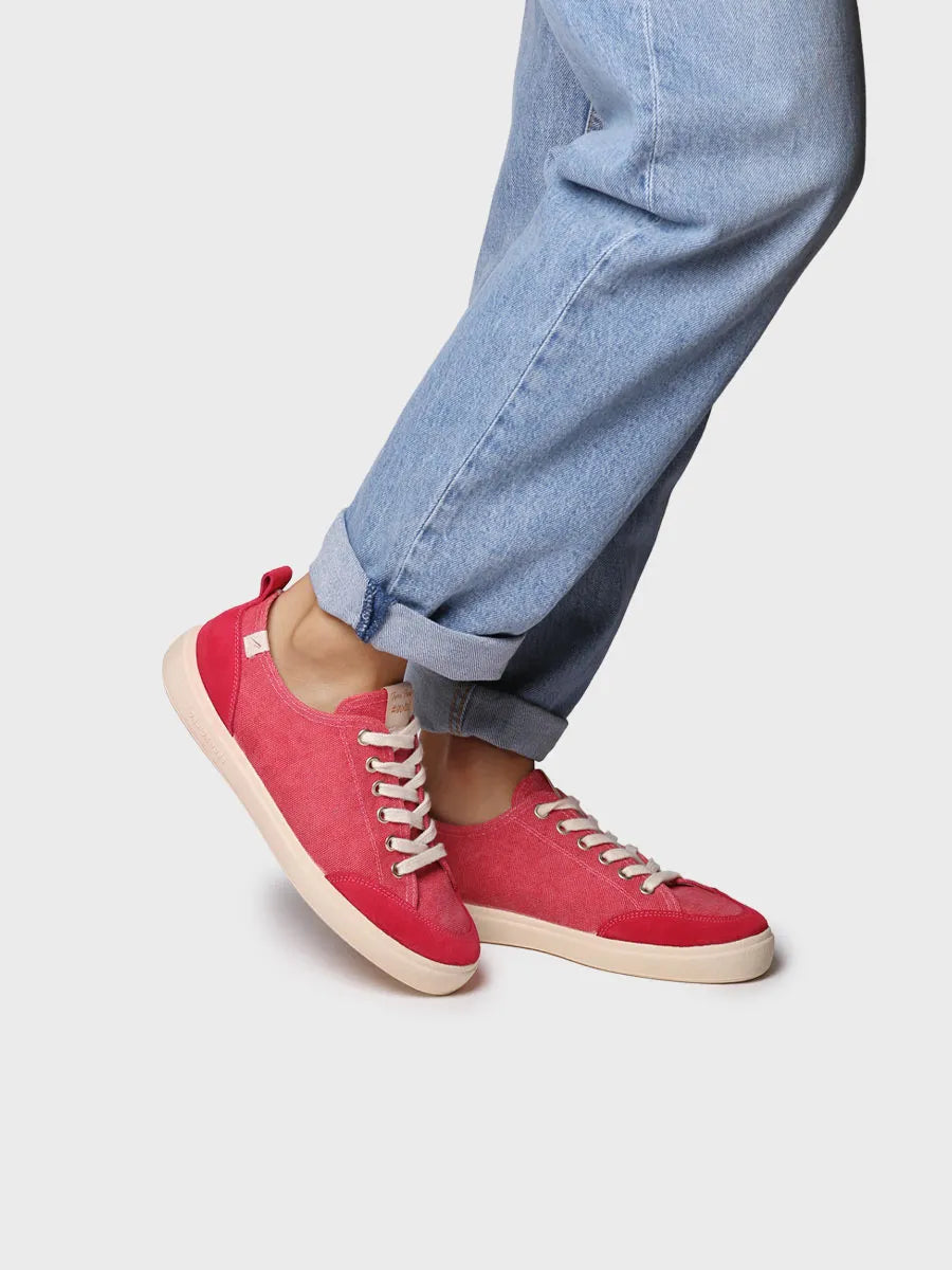zapatillas mujer - Zapatilla deportiva de mujer en algodón con cordones | IBAR - Toni Pons