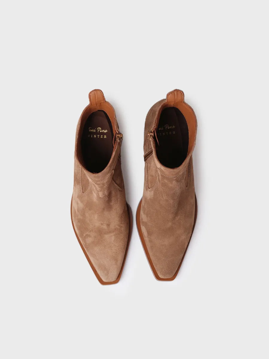 botines hombre - Botín para mujer en serraje en | IKIA-SY  - Toni Pons