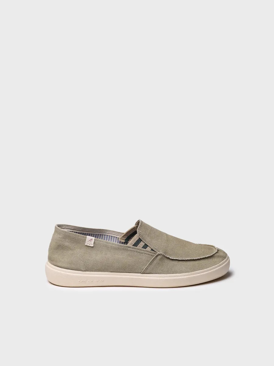 zapatillas hombre - Zapato cerrado de hombre en algodón con elásticos laterales | ILARI - Toni Pons