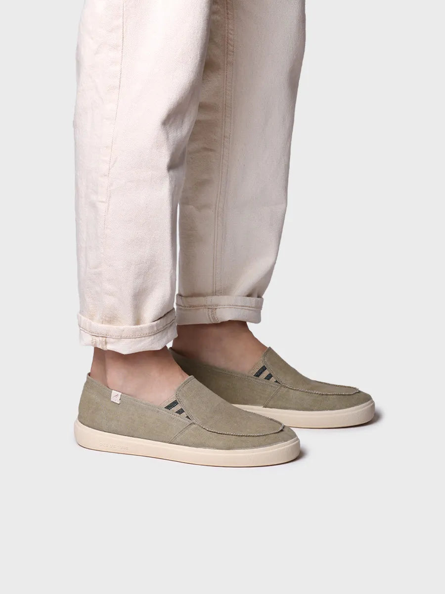 zapatillas hombre - Zapato cerrado de hombre en algodón con elásticos laterales | ILARI - Toni Pons