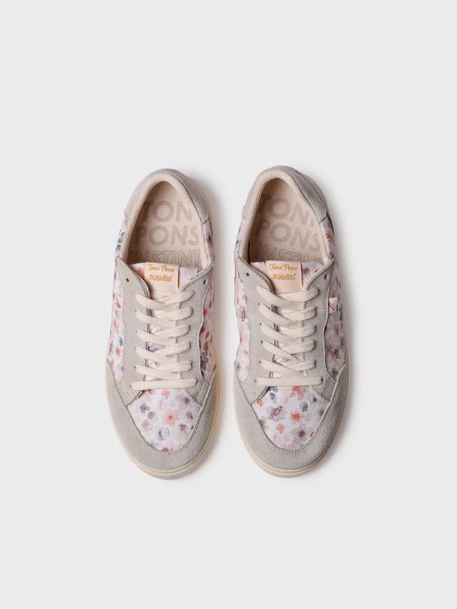 zapatillas mujer - Zapatilla deportiva de mujer con estampado floral | ILDA - Toni Pons