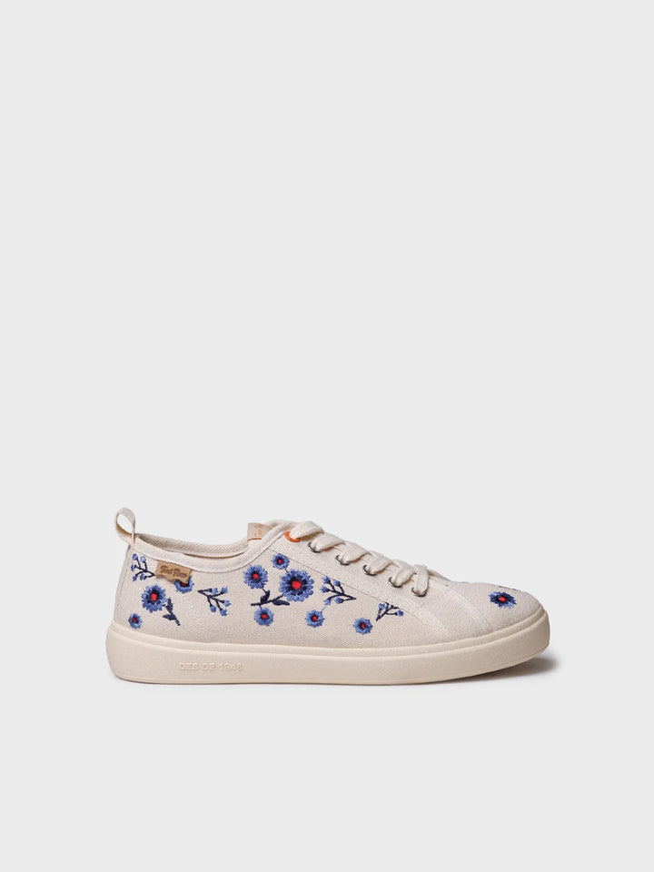 - Zapatilla deportiva de mujer con bordado floral | INDIRA-BF - Toni Pons