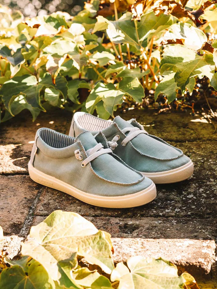 zapatillas mujer - Zapato de mujer en algodón con cordones elásticos | IRELIA - Toni Pons