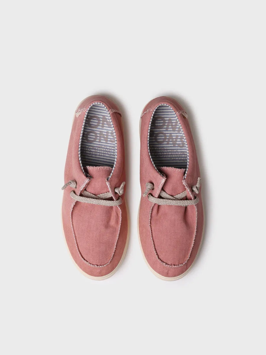 zapatillas mujer - Zapato de mujer en algodón con cordones elásticos | IRELIA - Toni Pons