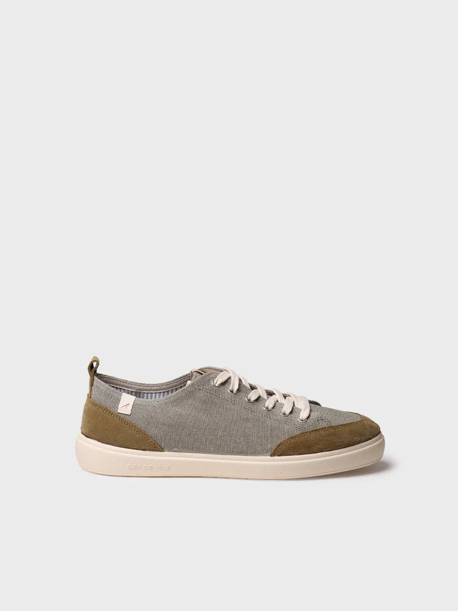 zapatillas hombre - Zapatilla deportiva de hombre en algodón con cordones | IRON - Toni Pons