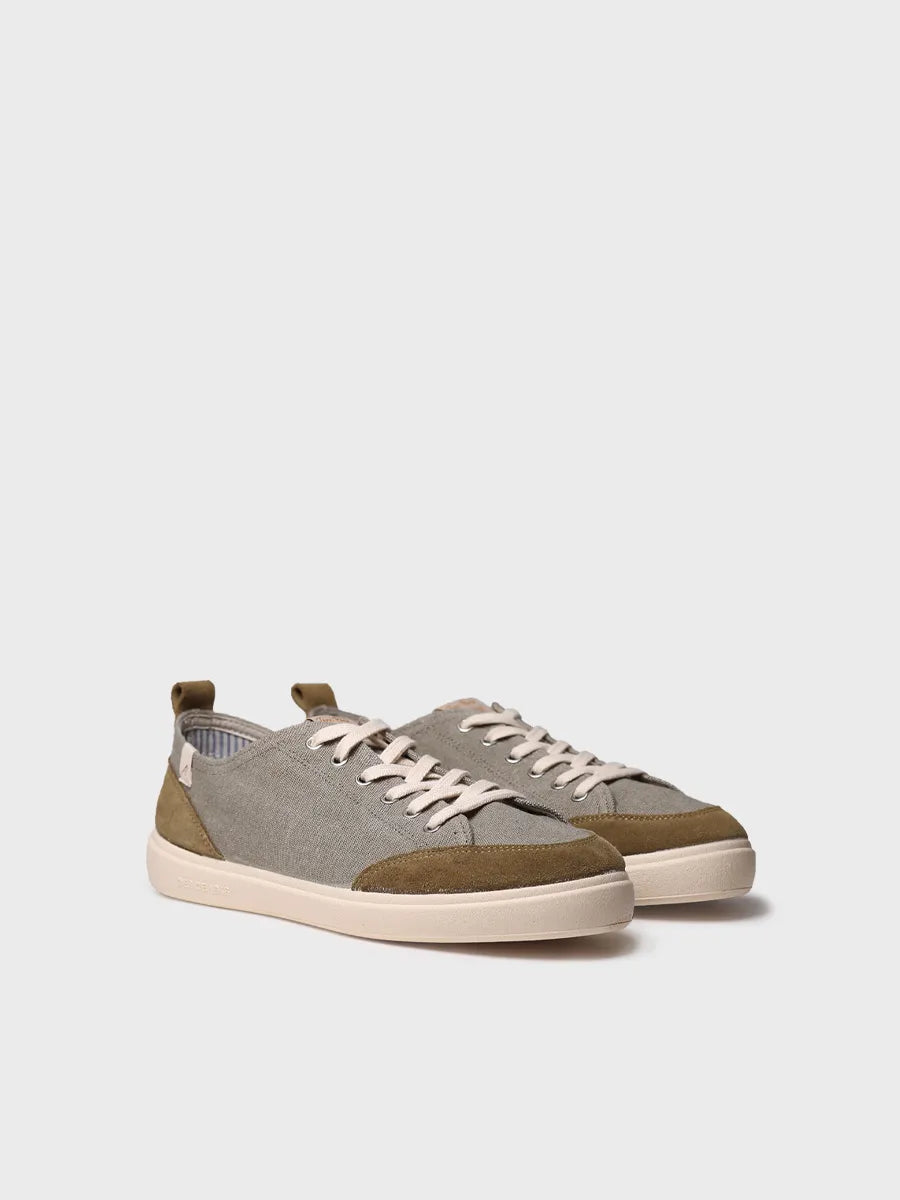 zapatillas hombre - Zapatilla deportiva de hombre en algodón con cordones | IRON - Toni Pons