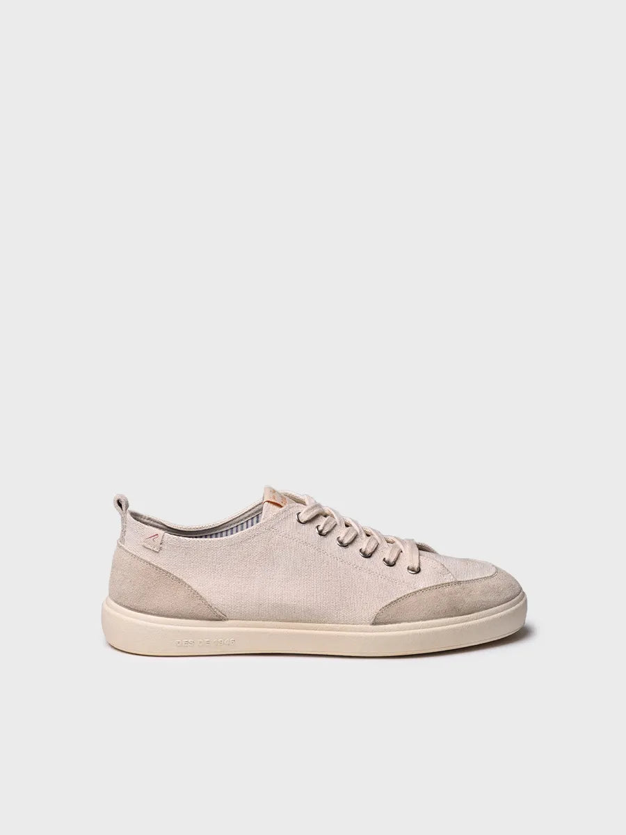 zapatillas hombre - Zapatilla deportiva de hombre en algodón con cordones | IRON - Toni Pons