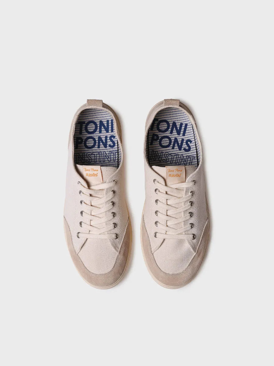 zapatillas hombre - Zapatilla deportiva de hombre en algodón con cordones | IRON - Toni Pons