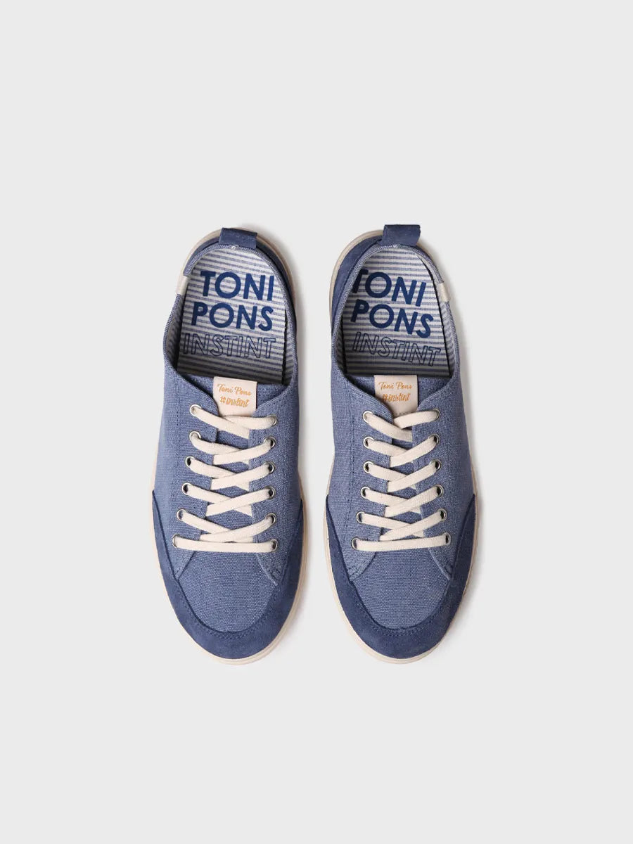 zapatillas hombre - Zapatilla deportiva de hombre en algodón con cordones | IRON - Toni Pons