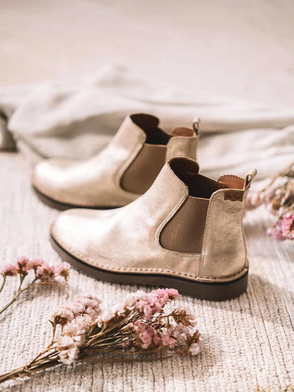 botines mujer - Botín plateado para mujer | ISA-PL - Toni Pons