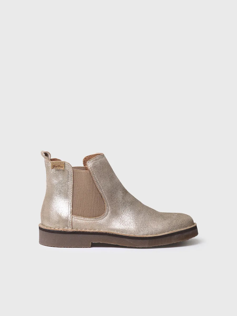 botines mujer - Botín plateado para mujer | ISA-PL  - Toni Pons