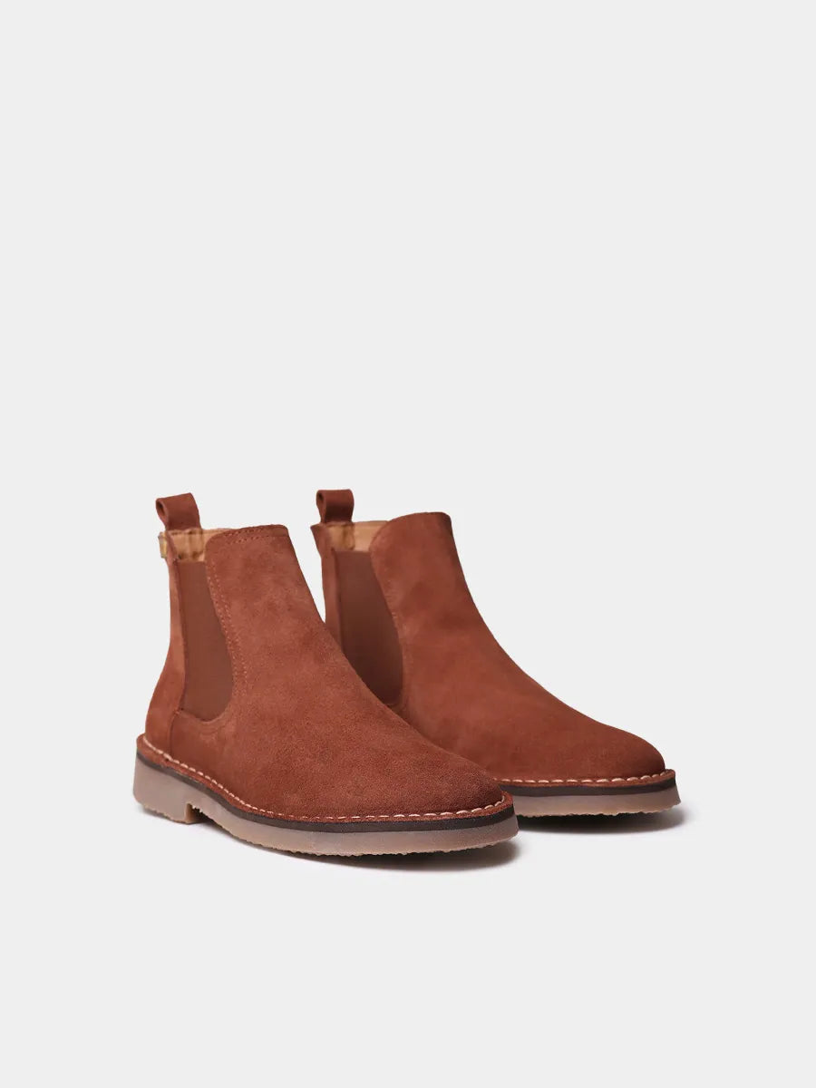 Botines mujer - Botín para mujer en serraje con elásticos laterales | ISA-SY  - Toni Pons