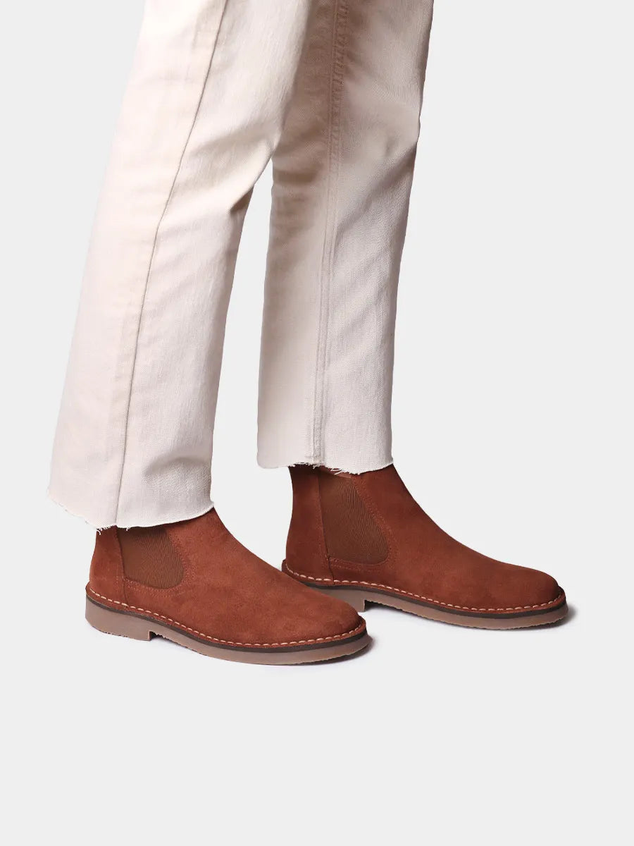 Botines mujer - Botín para mujer en serraje con elásticos laterales | ISA-SY  - Toni Pons