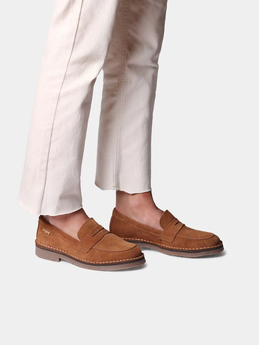 Zapatos con cordones mujer - Mocasín de mujer en piel metalizada | IVANA-SY - Toni Pons