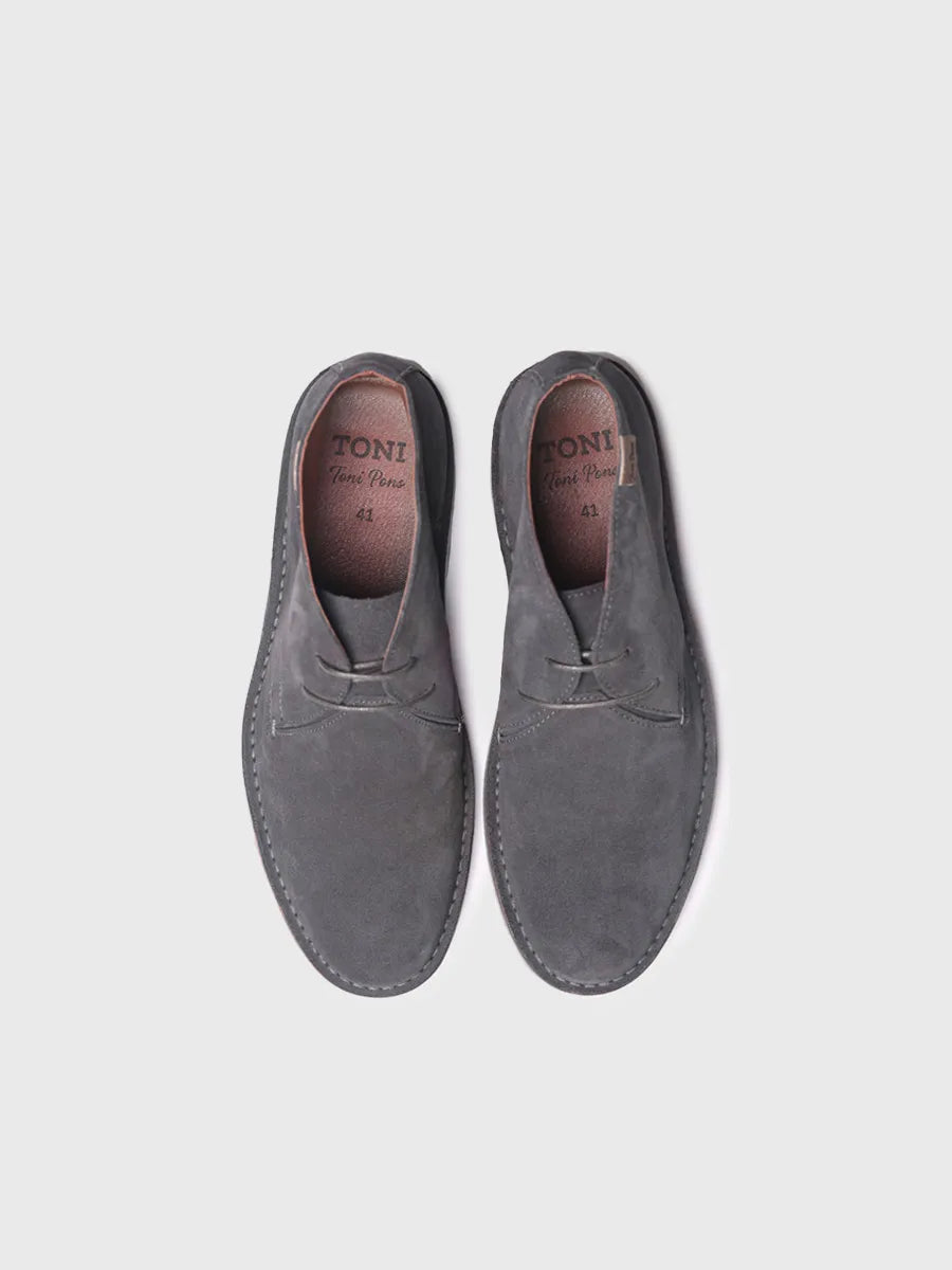 zapatillas hombre - Botín para hombre en serraje | JACOB-SY - Toni Pons