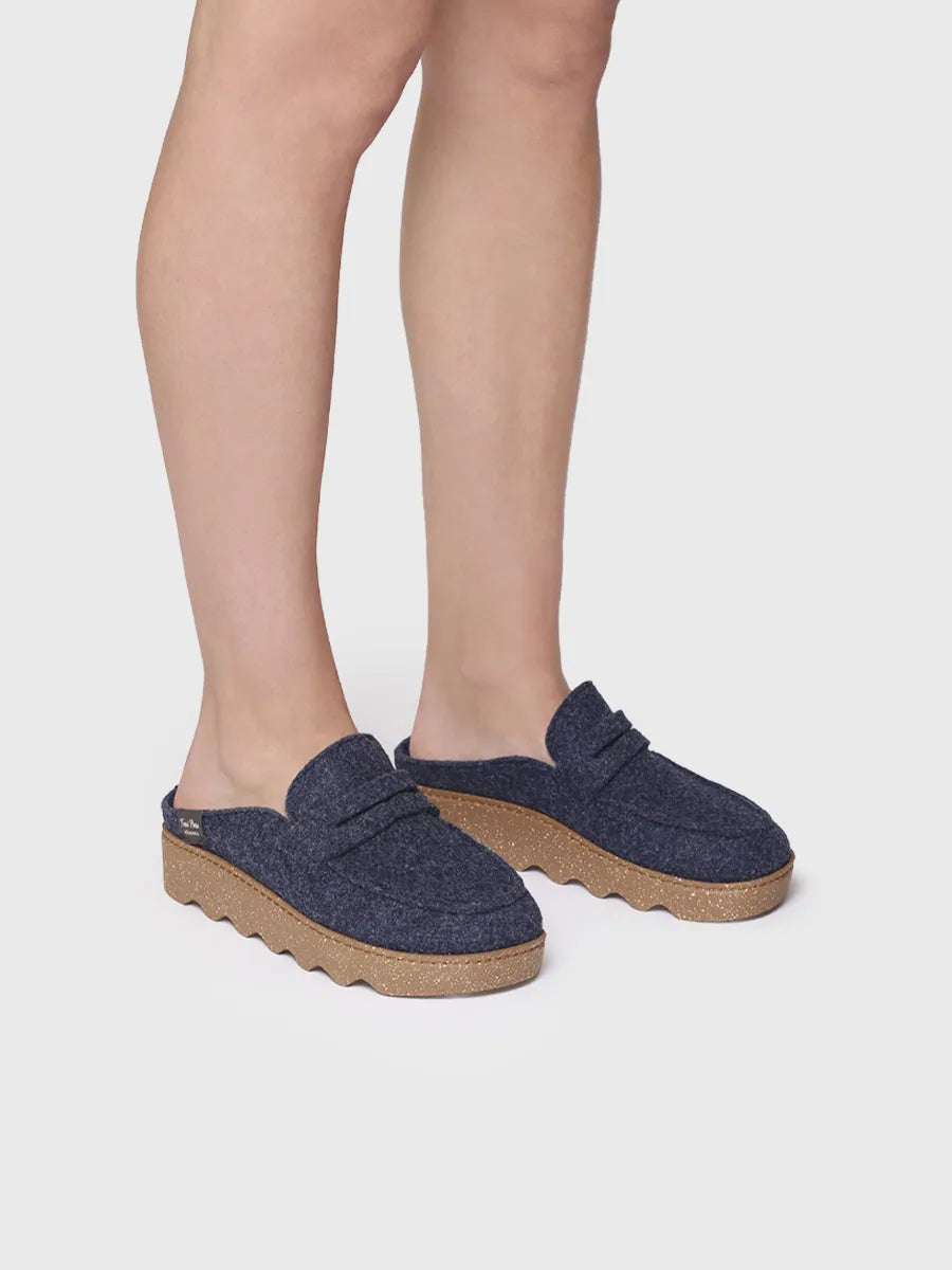 zapatillas mujer - Slipper de mujer con suela de plataforma | JADEN-FR - Toni Pons