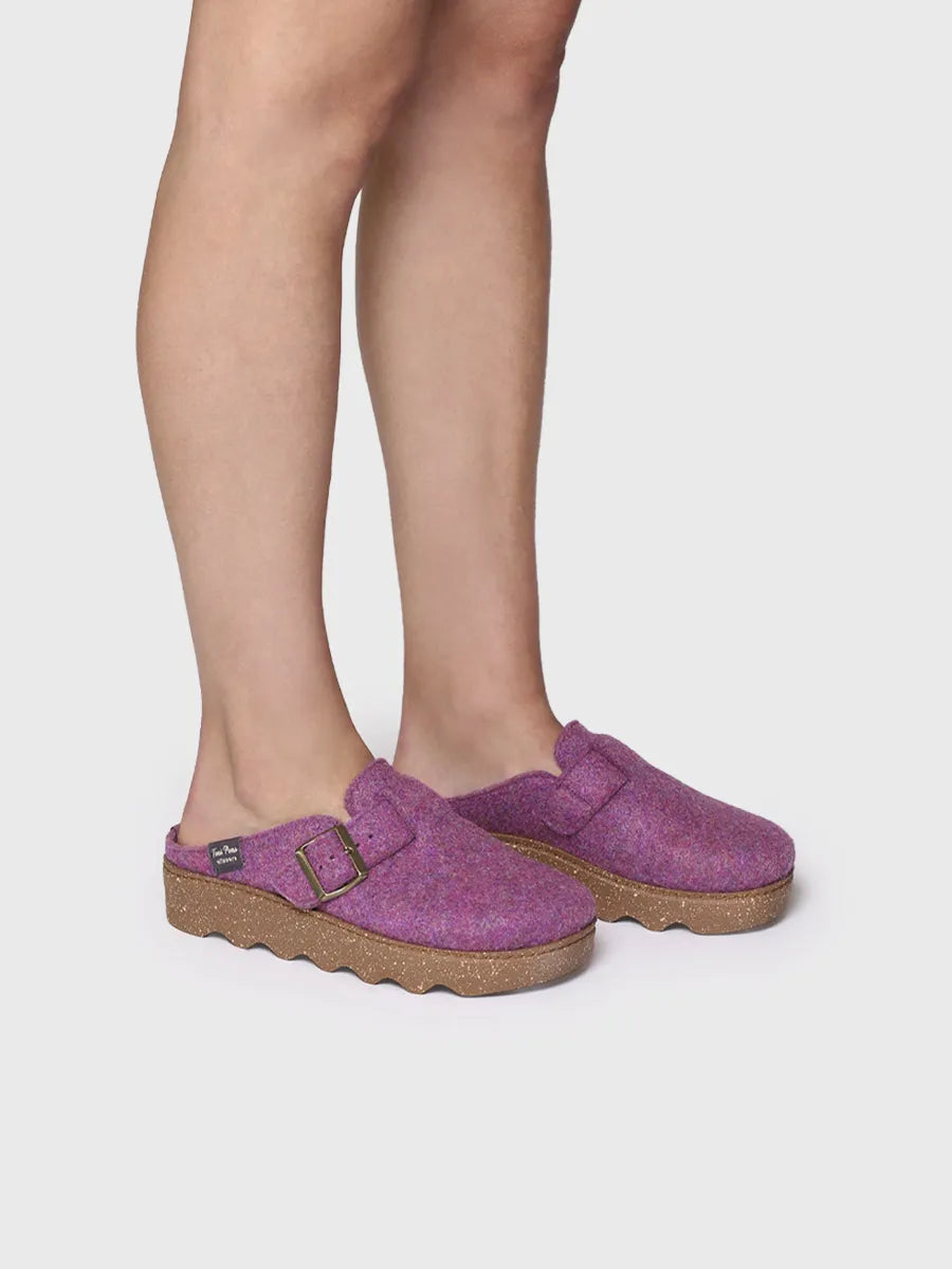 zapatillas mujer - Zapatilla de casa para mujer con hebilla | JAELLE-FR - Toni Pons