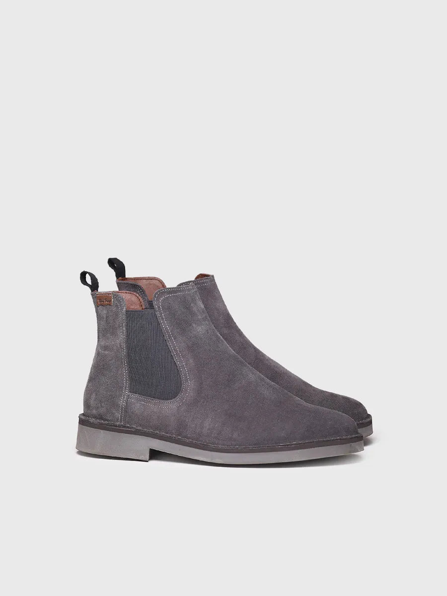 botines mujer - Botín Chelsea para hombre en serraje | JAN-SY - Toni Pons
