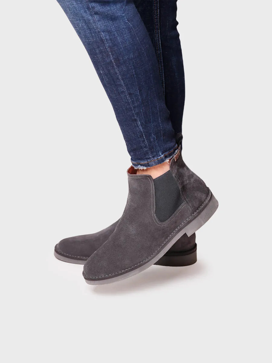 botines mujer - Botín Chelsea para hombre en serraje | JAN-SY - Toni Pons