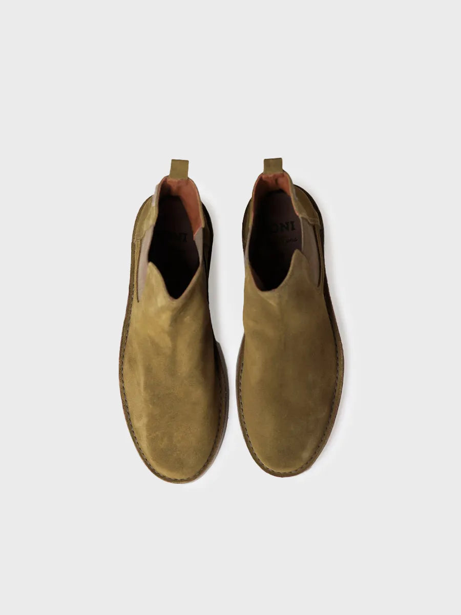 botines mujer - Botín Chelsea para hombre en serraje | JAN-SY  - Toni Pons