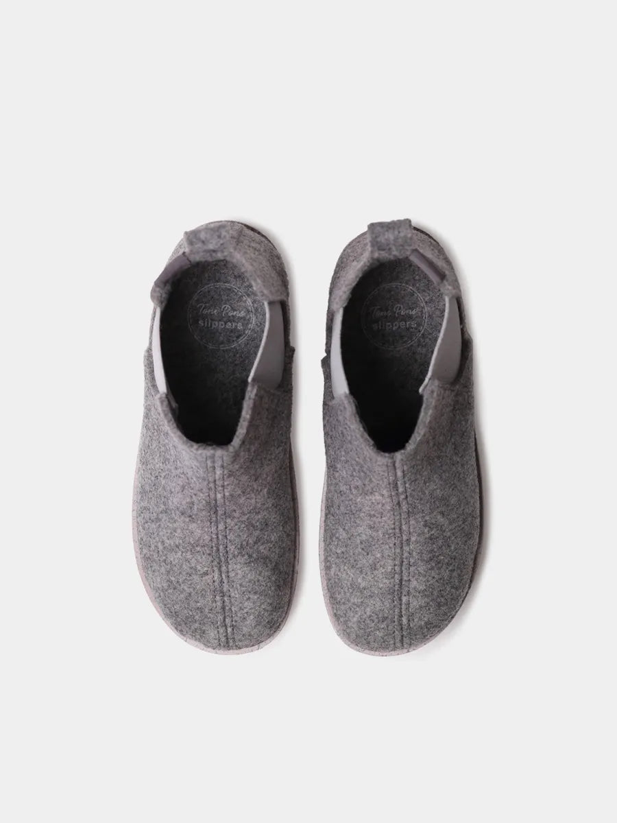 Women's ballerina-style velvet slippers