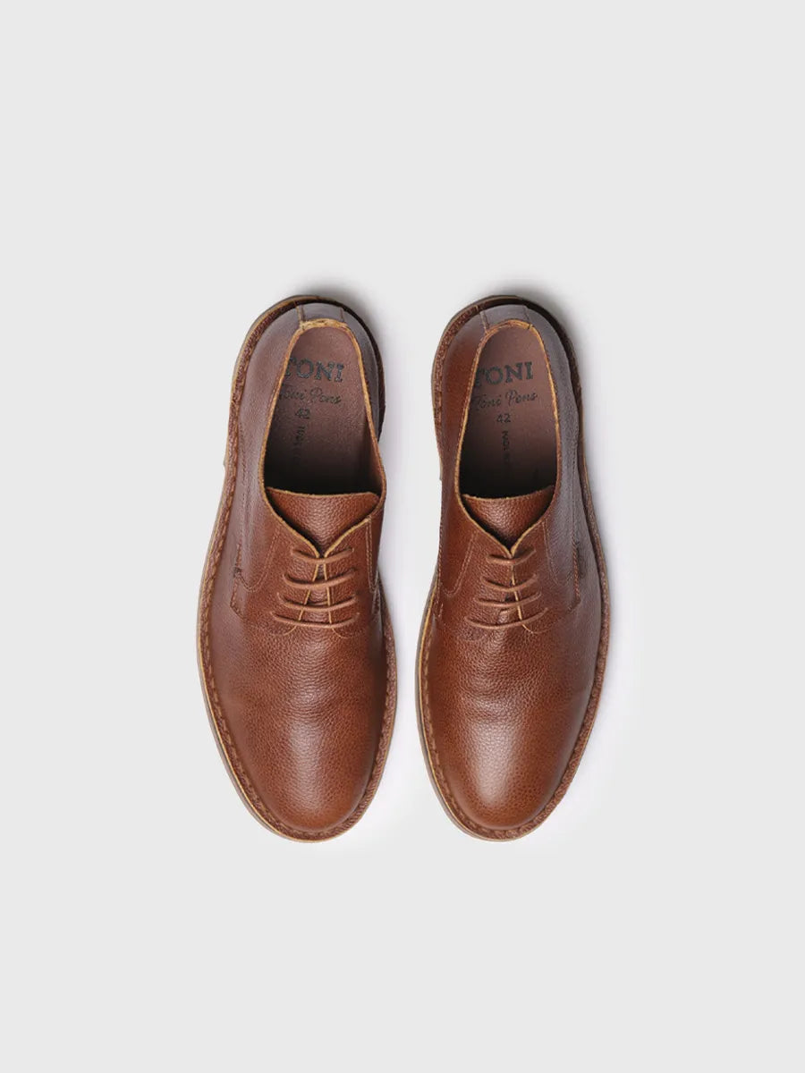 zapatillas hombre - Zapato de hombre con cordones en piel | JEFF-PO - Toni Pons