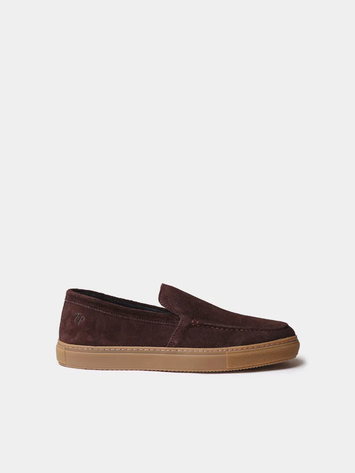 Zapatos con cordones hombre - Mocasines para hombre en serraje y suela de goma | JOAN - Toni Pons