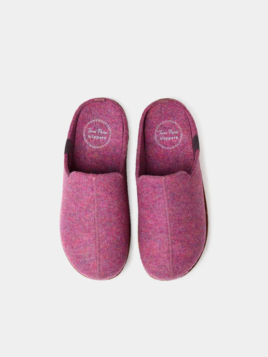 Zapatillas de casa mujer - Slippers abotinadas para mujer en tejido | JOKO-FR - Toni Pons