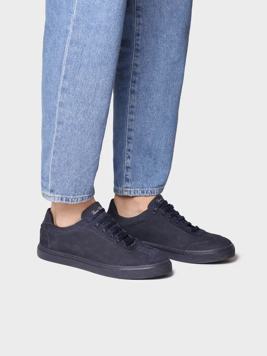 zapatillas hombre - Zapatillas de hombre con cordones en piel nobuk | JORDI - Toni Pons