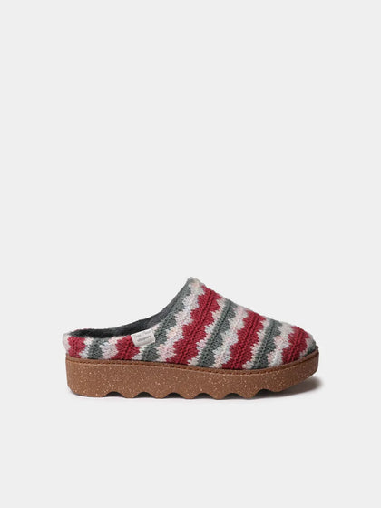 Zapatillas de casa mujer - Zueco multicolor con plataforma para mujer | JOYCE-NS - Toni Pons