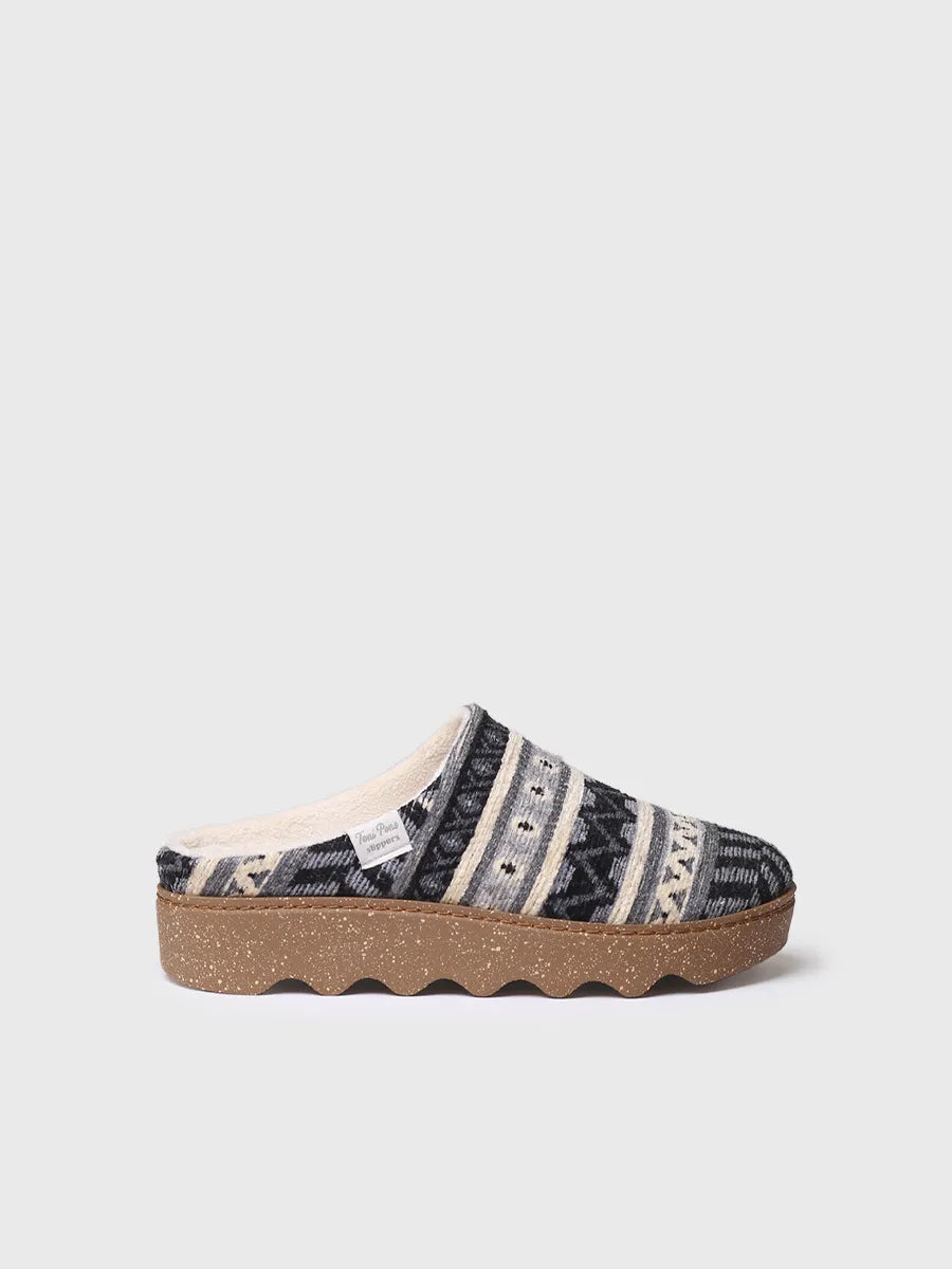 zapatillas mujer - Zapatilla de casa de mujer con motivos étnicos | JOYCE-YA - Toni Pons