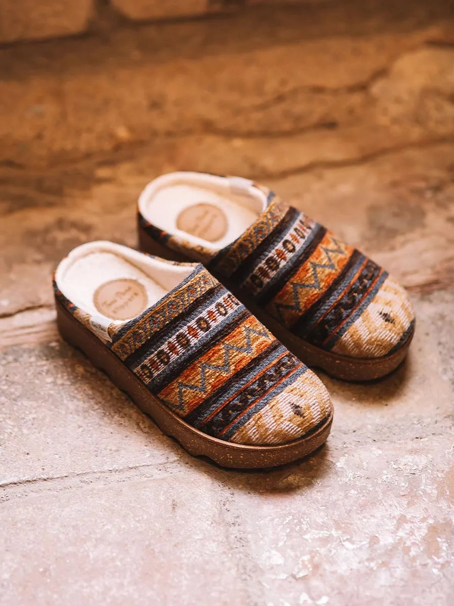 zapatillas mujer - Zapatilla de casa de mujer con motivos étnicos | JOYCE-YA - Toni Pons