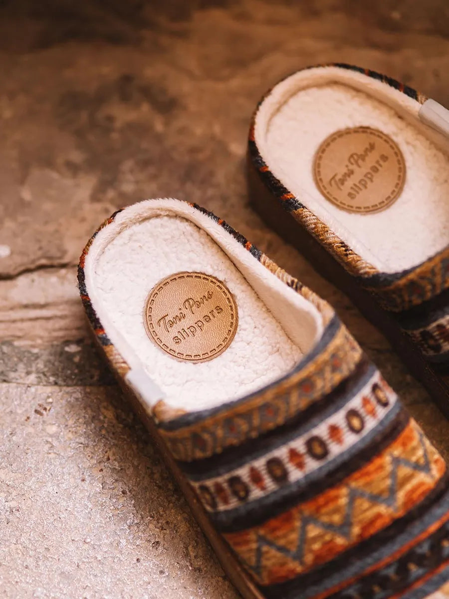 zapatillas mujer - Zapatilla de casa de mujer con motivos étnicos | JOYCE-YA - Toni Pons