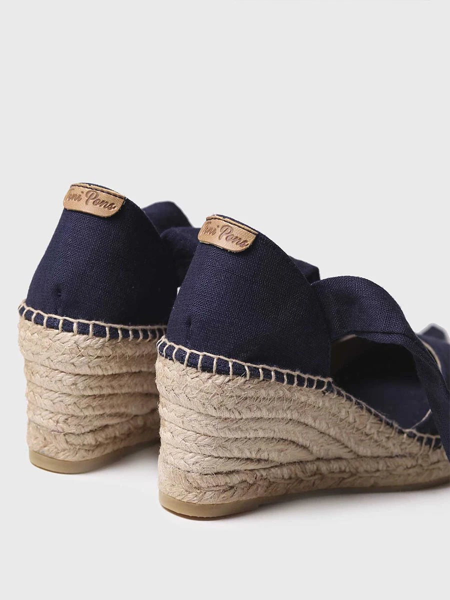 - Alpargata de cuña con cintas | JULIA - Toni Pons