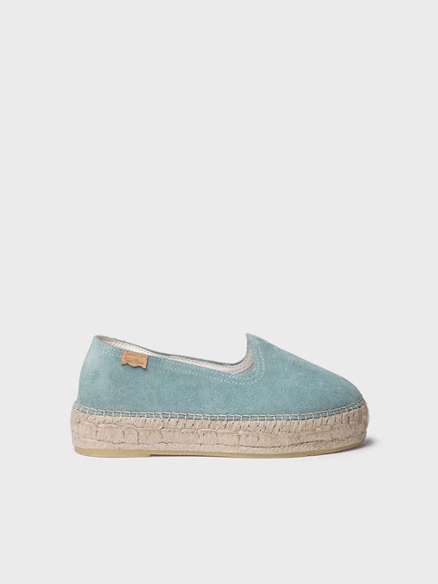 zapatillas mujer - Alpargata cerrada de mujer en serraje con suela de yute | KEIRA  - Toni Pons