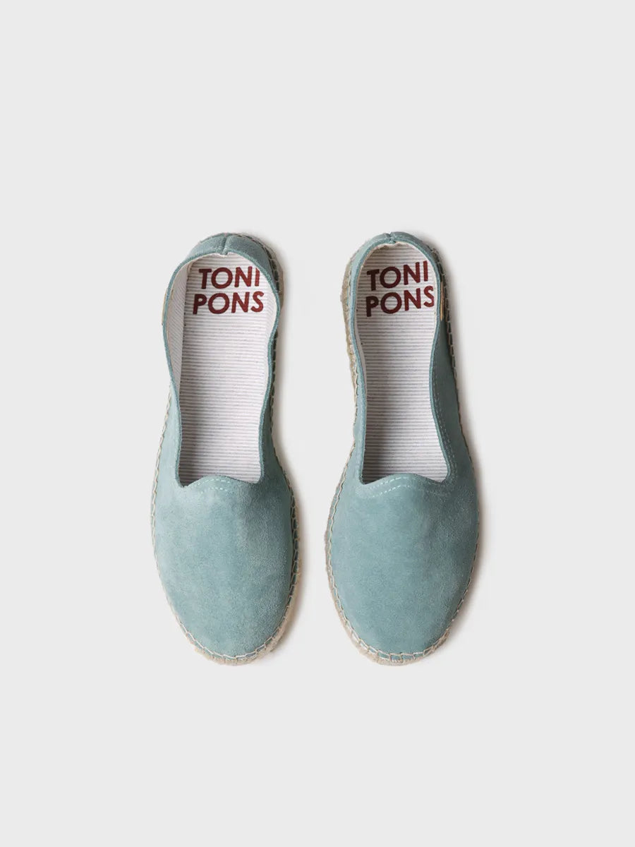 zapatillas mujer - Alpargata cerrada de mujer en serraje con suela de yute | KEIRA - Toni Pons