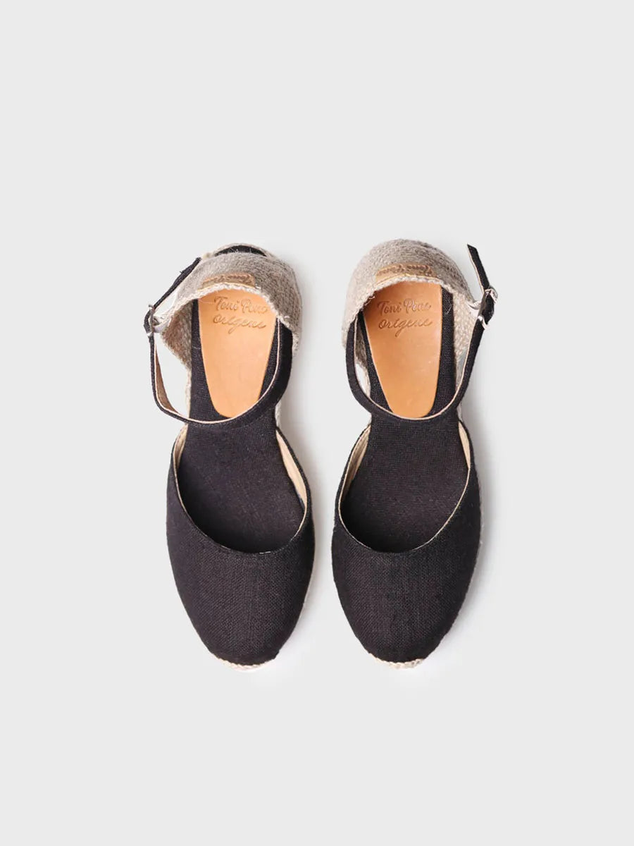 zapatillas mujer - Alpargata con cuña de mujer en lino | LAIA-NT - Toni Pons
