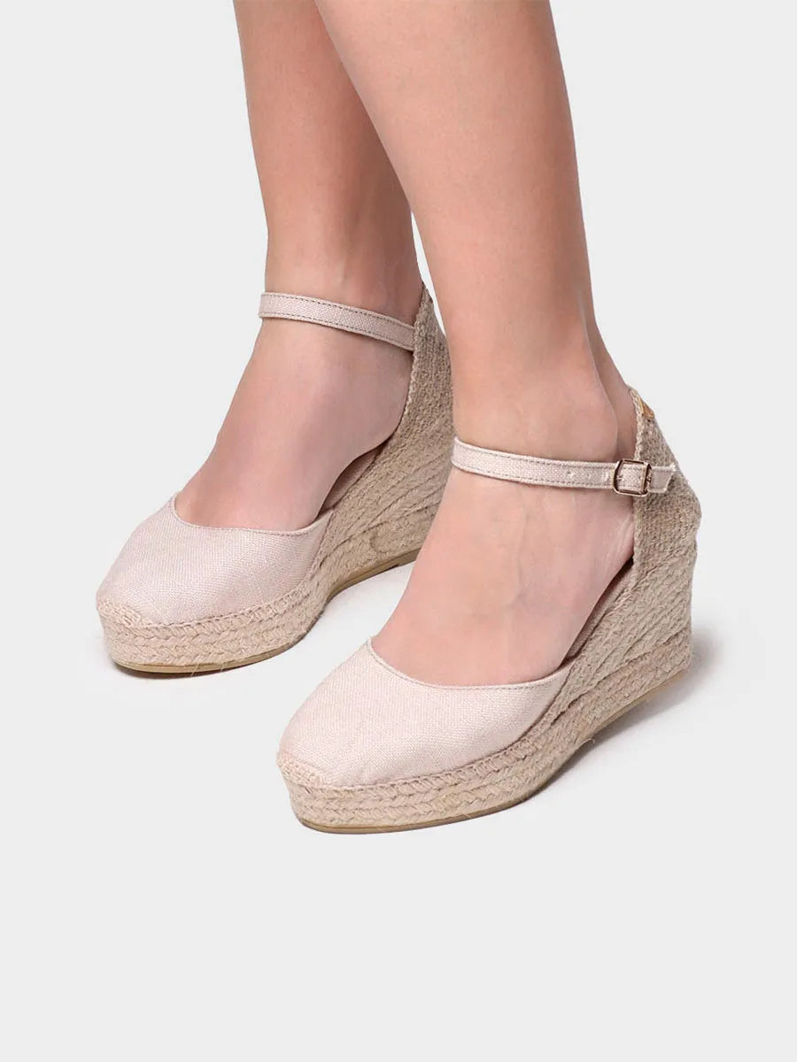 zapatillas mujer - Alpargata con cuña de mujer en lino | LAIA-NT - Toni Pons