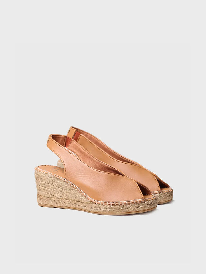 Alpargatas mujer - Alpargata de cuña estilo peep toe | LAILA-P - Toni Pons