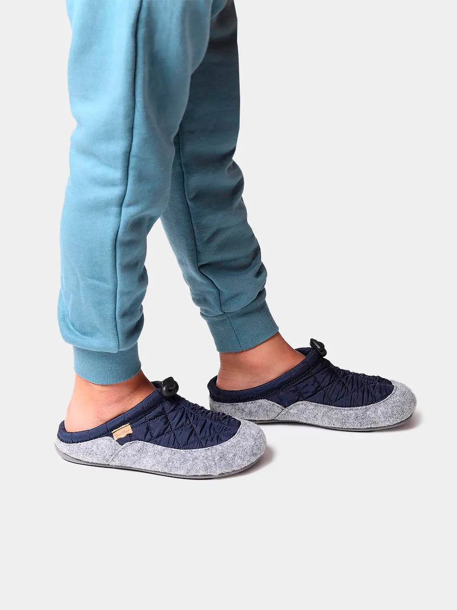 Zapatillas de casa mujer - Slippers para niños en fieltro y tejido acolchado  | LAND-UM  - Toni Pons