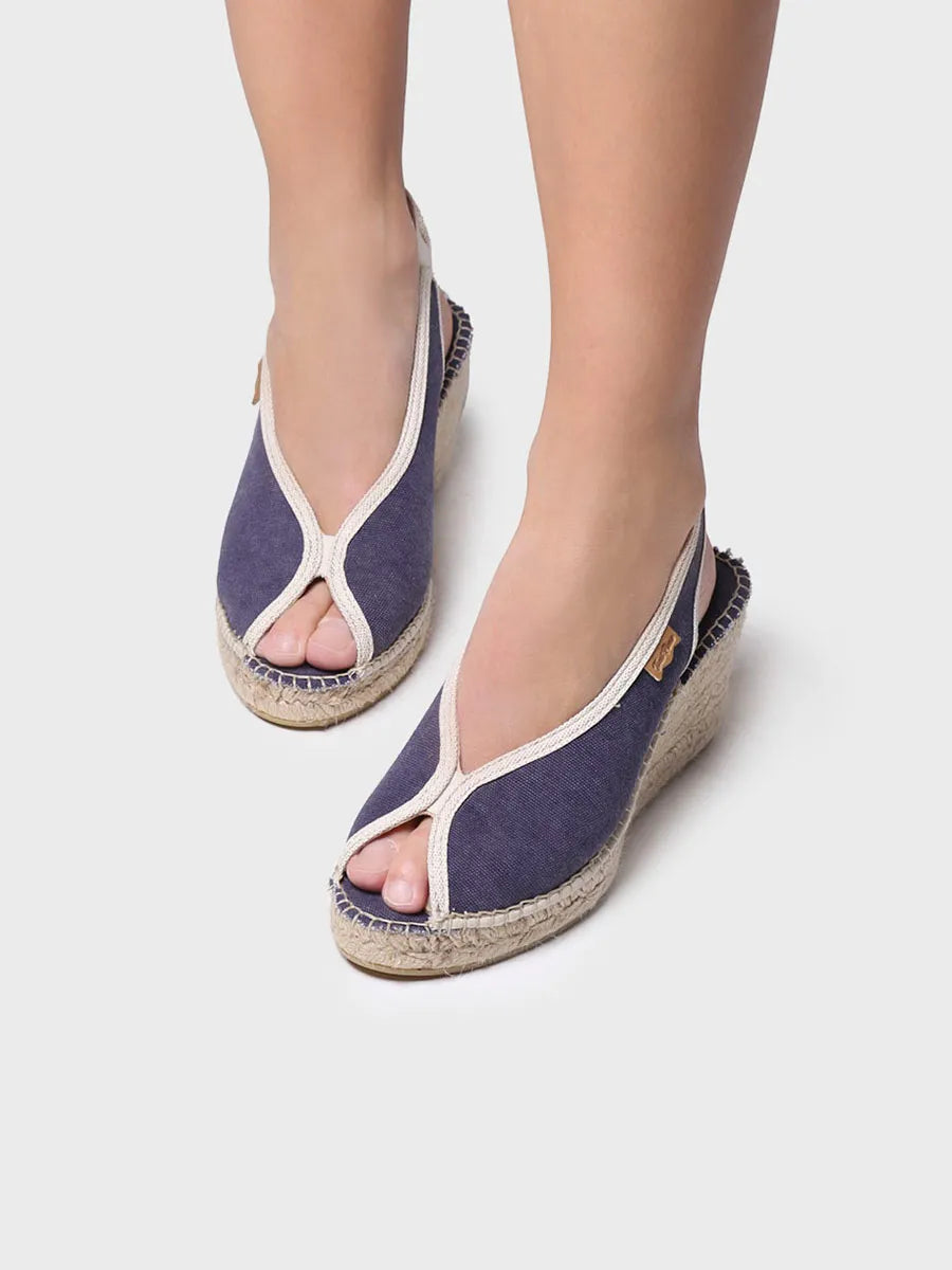 Alpargata mujer - Alpargata vegana destalonada - Toni Pons