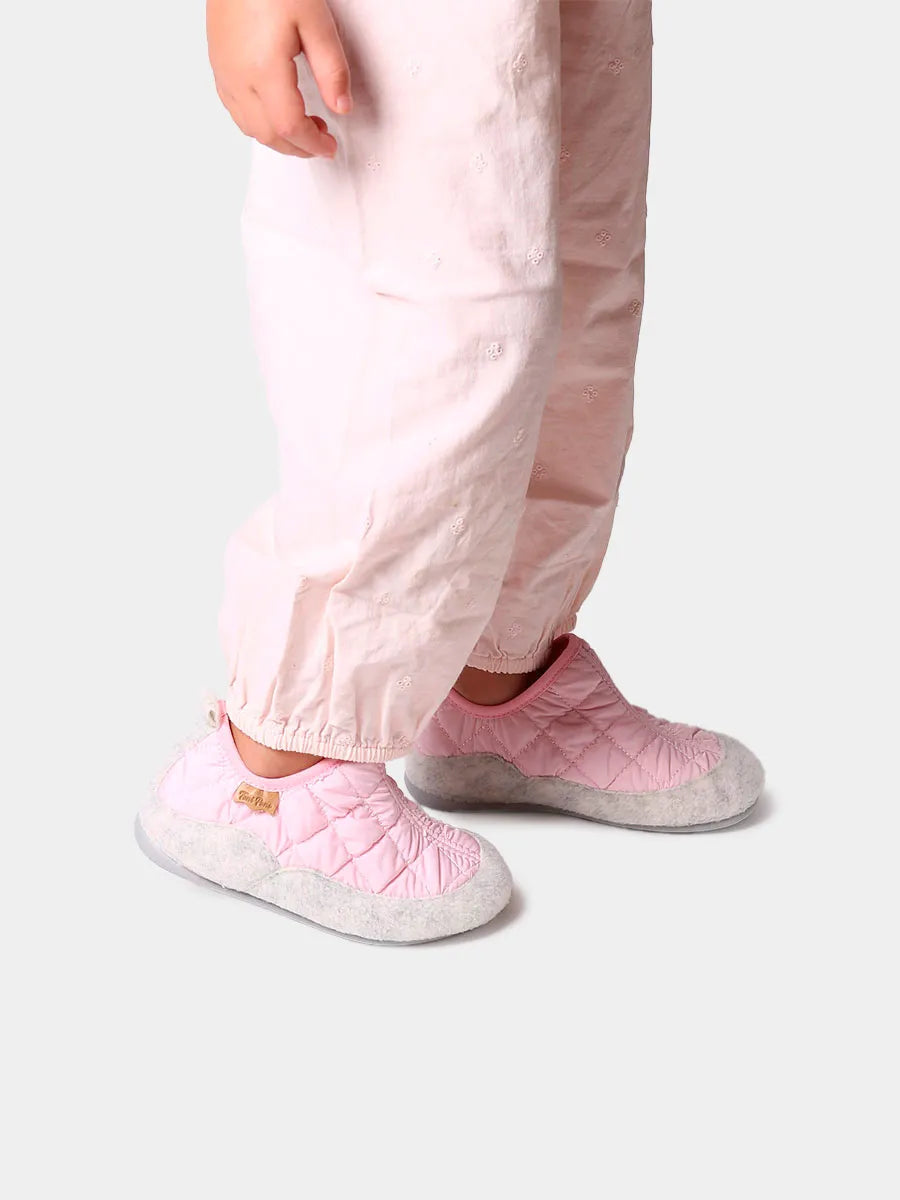 Zapatillas de casa mujer - Slippers para niños en fieltro y tejido acolchado  | LIOR-UM  - Toni Pons