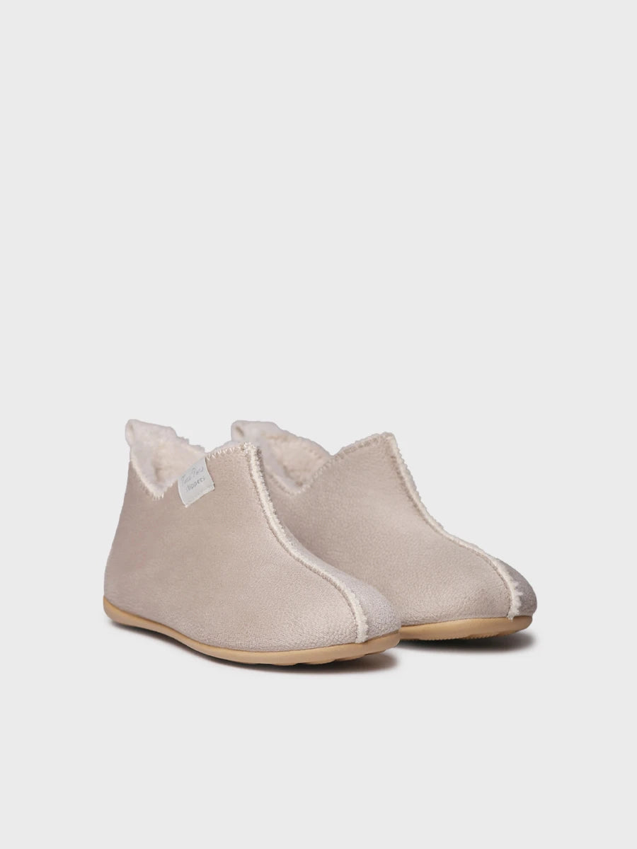 Zapatillas de casa infantiles - Zapatilla de casa cerrada en serraje para mujer | LIS-BD - Toni Pons