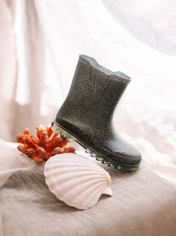 Botas de agua infantil - Botas impermeables para niños con acabado brillante | LIVORNO - Toni Pons